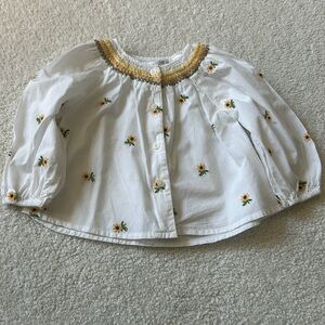 Zara toddler top never worn size 1 1/2 years